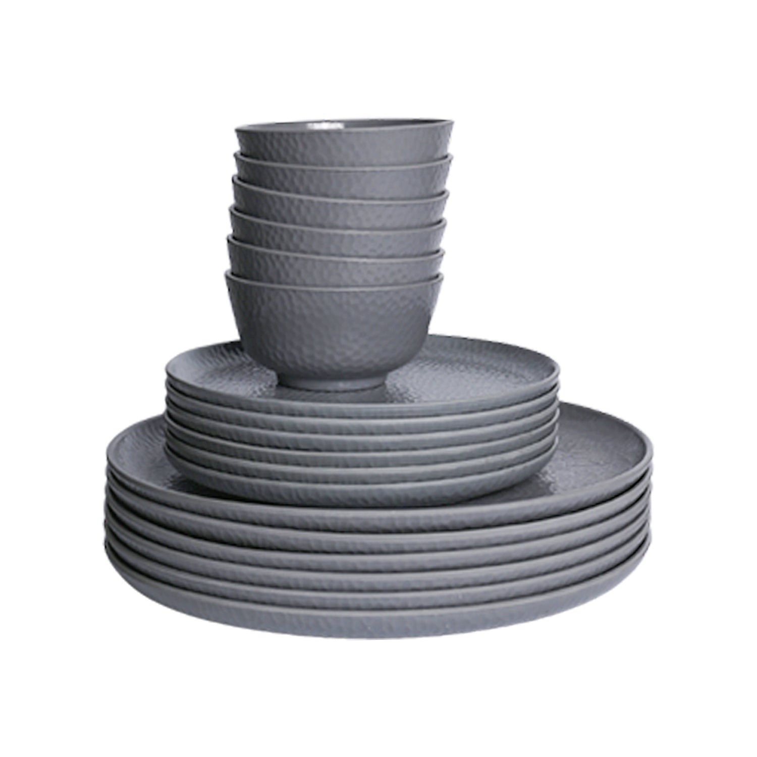 Grey Dinner Sets - 20 Pcs