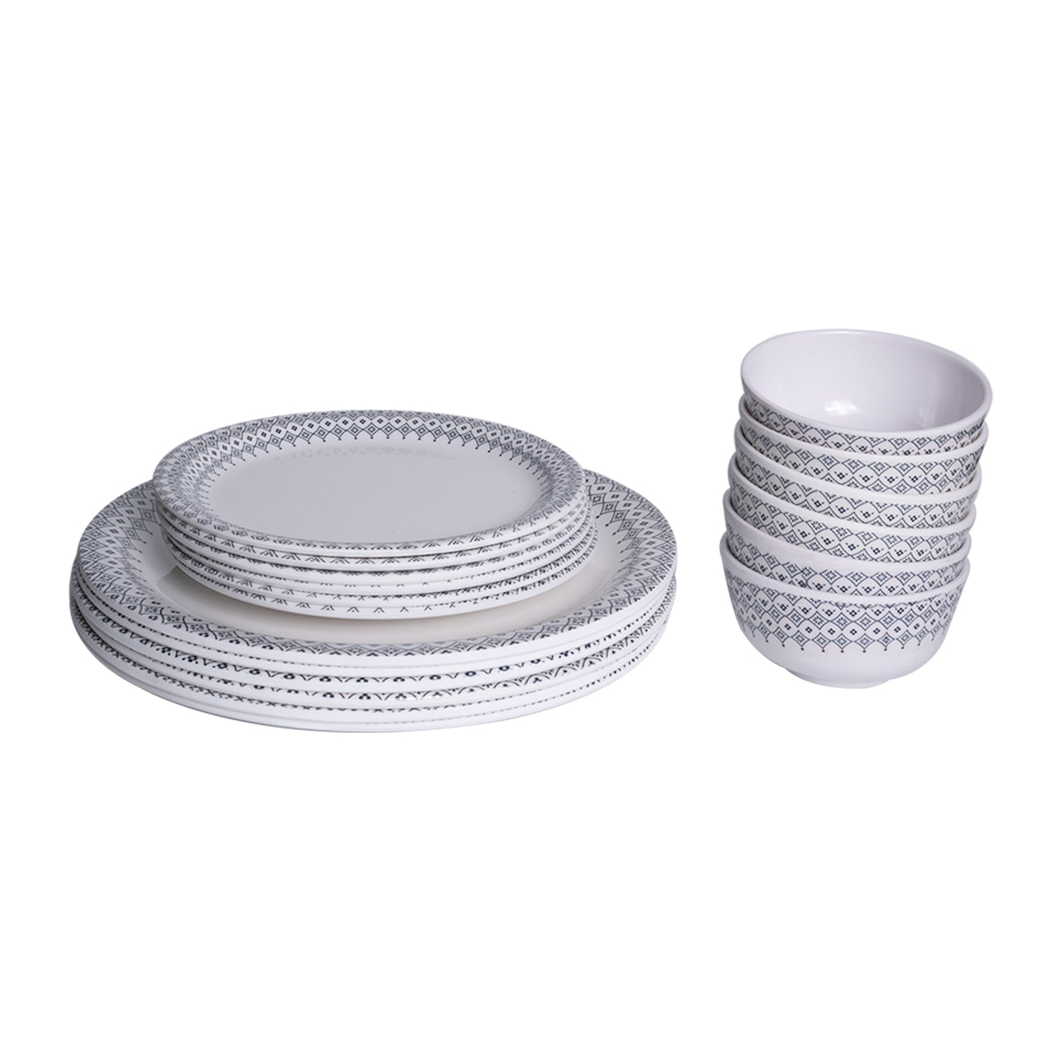 Market99 Melamine Morracone Dinner Set Of 18 Pcs – MARKET99