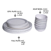 Morracone Dinner Sets - 18 Pcs