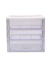 Stylish White 4 Layer Table Drawer - MARKET99