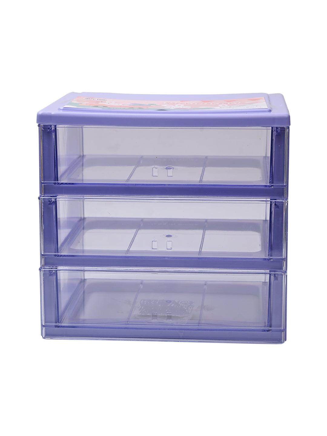 Stylish Purple 4 Layer Table Drawer - MARKET99