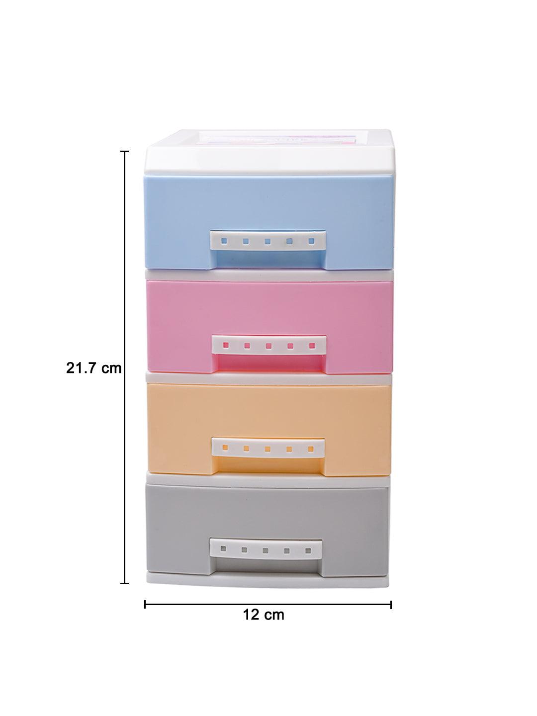 Stylish Multicolor 4 Layer Table Drawer - MARKET99