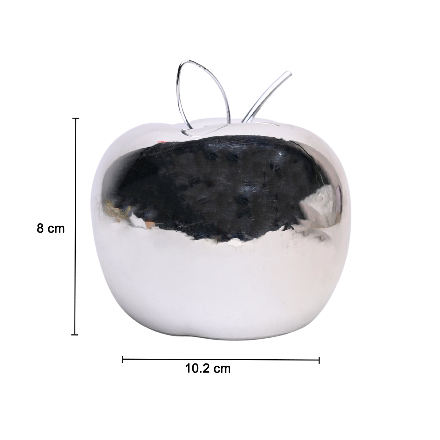 Decorative Ceramic Silver Apple