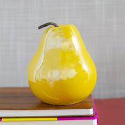 Decorative Ceramic Yellow Pear