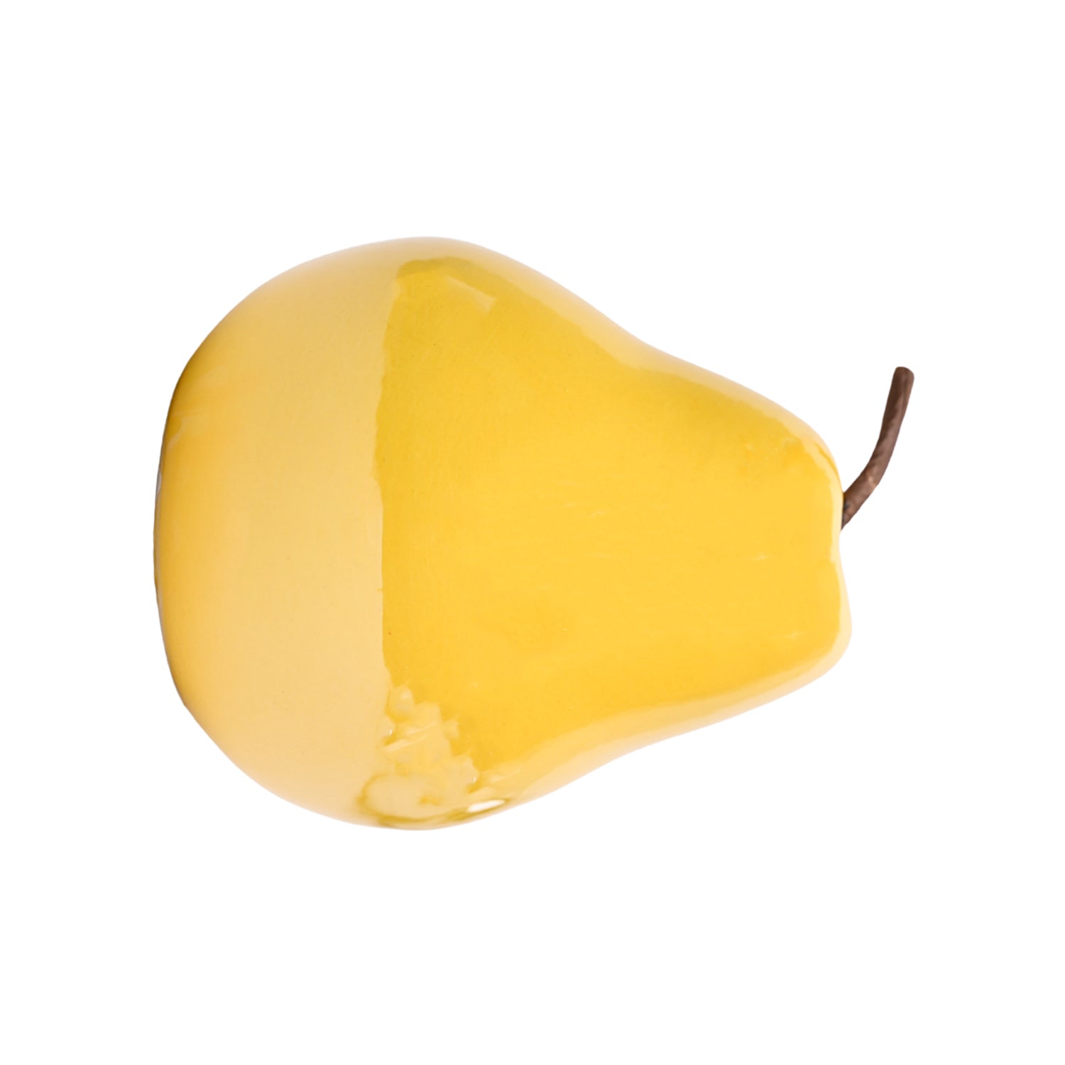 Decorative Ceramic Yellow Pear