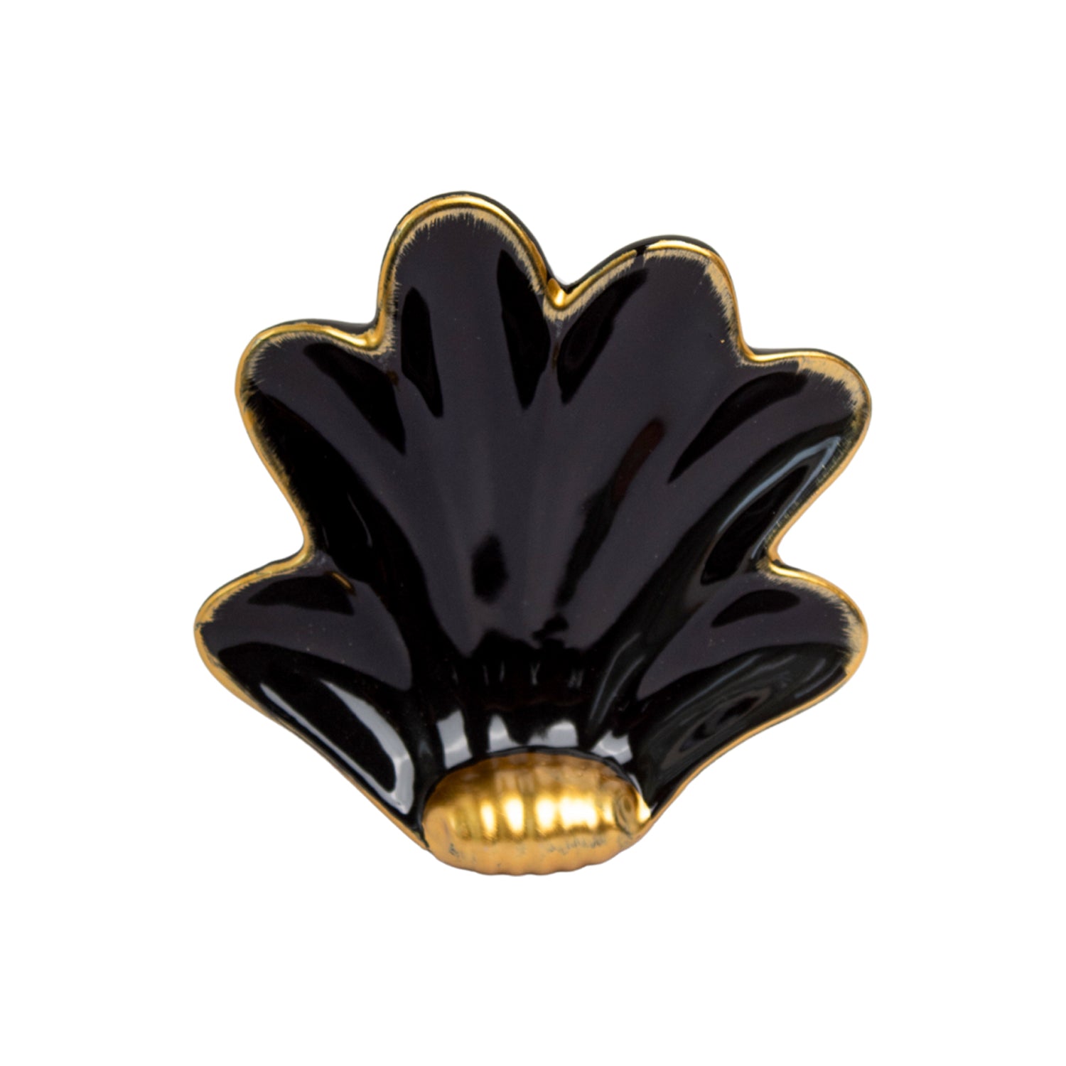 Sea Shell Jewllery Tray Holder - Black