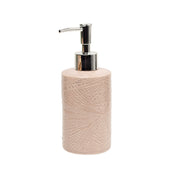 Ceramic Bathroom Set Of 4 - Geometric Finish, Matte