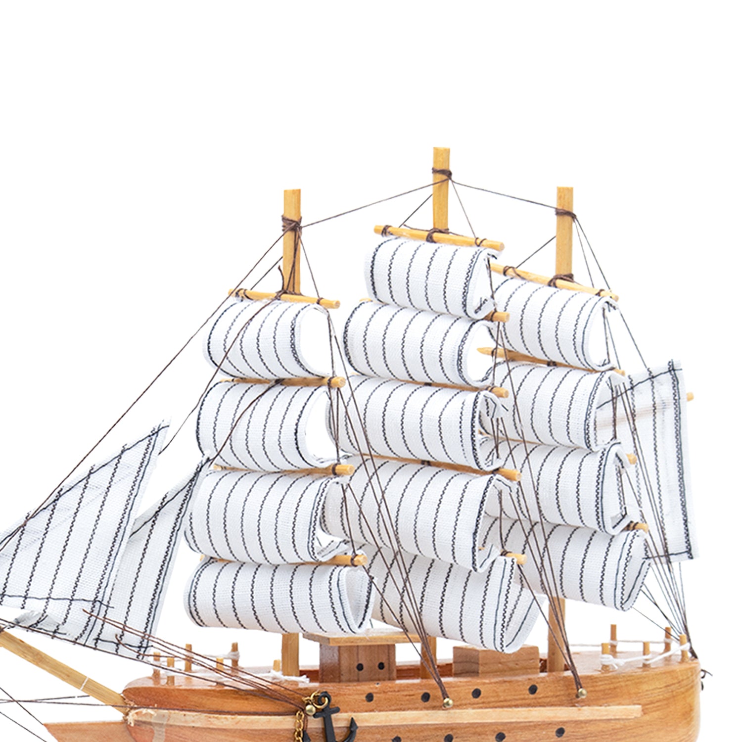 Best Sailing Boat Decorative Showpiece - Brown