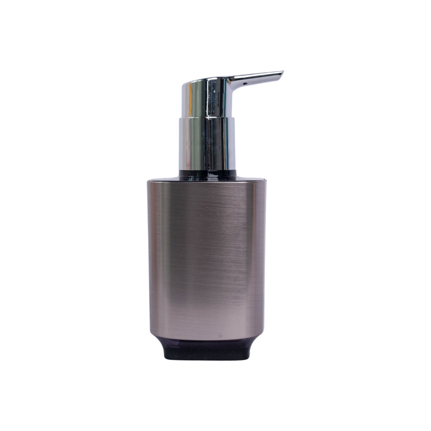 Stylish Soap Dispenser - 350Ml, Silver & Black