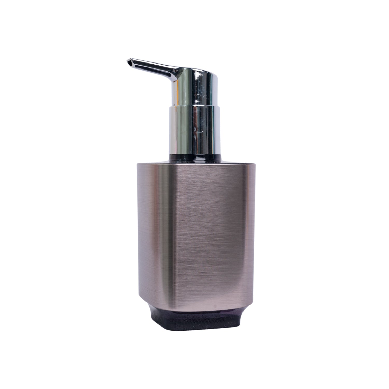 Stylish Soap Dispenser - 350Ml, Silver & Black