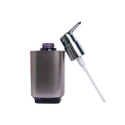 Stylish Soap Dispenser - 350Ml, Silver & Black