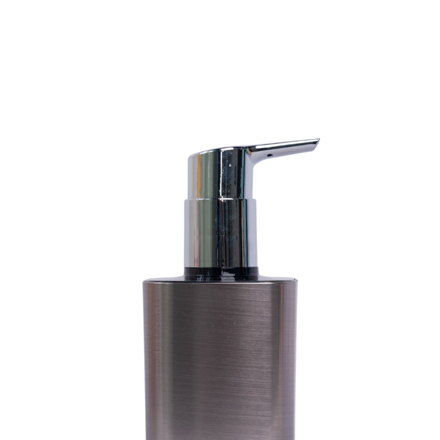 Stylish Soap Dispenser - 350Ml, Silver & Black