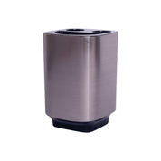 Stylish Tooth Brush Holder - Silver & Black