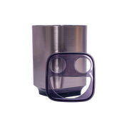 Stylish Tooth Brush Holder - Silver & Black