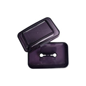 Stylish Soap Dish - Silver & Black