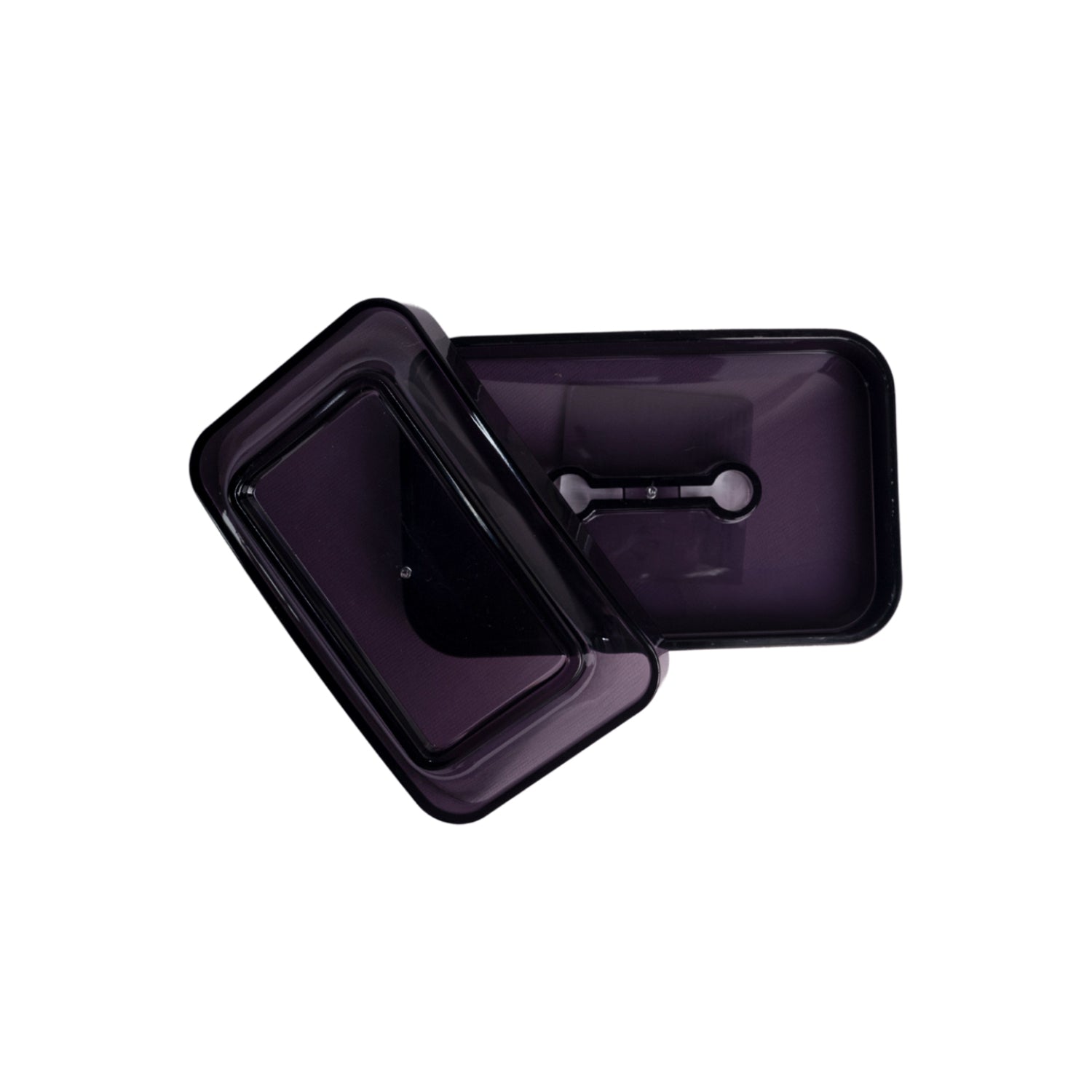Stylish Soap Dish - Silver & Black
