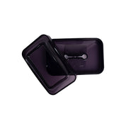 Stylish Soap Dish - Silver & Black