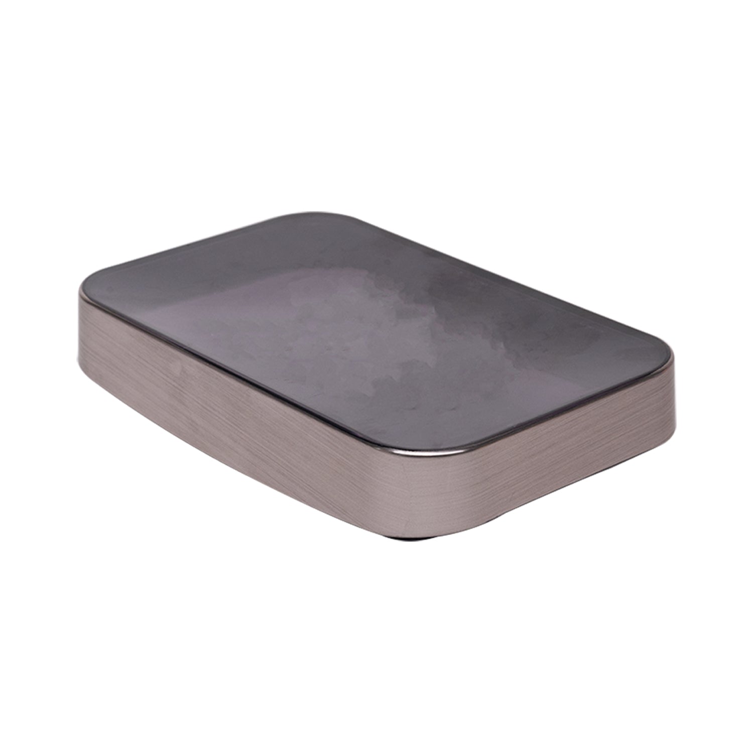 Stylish Soap Dish - Silver & Black