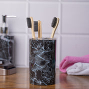 Stylish Tooth Brush Holder - Black