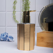 Stylish Soap Dispenser - 380Ml, Golden