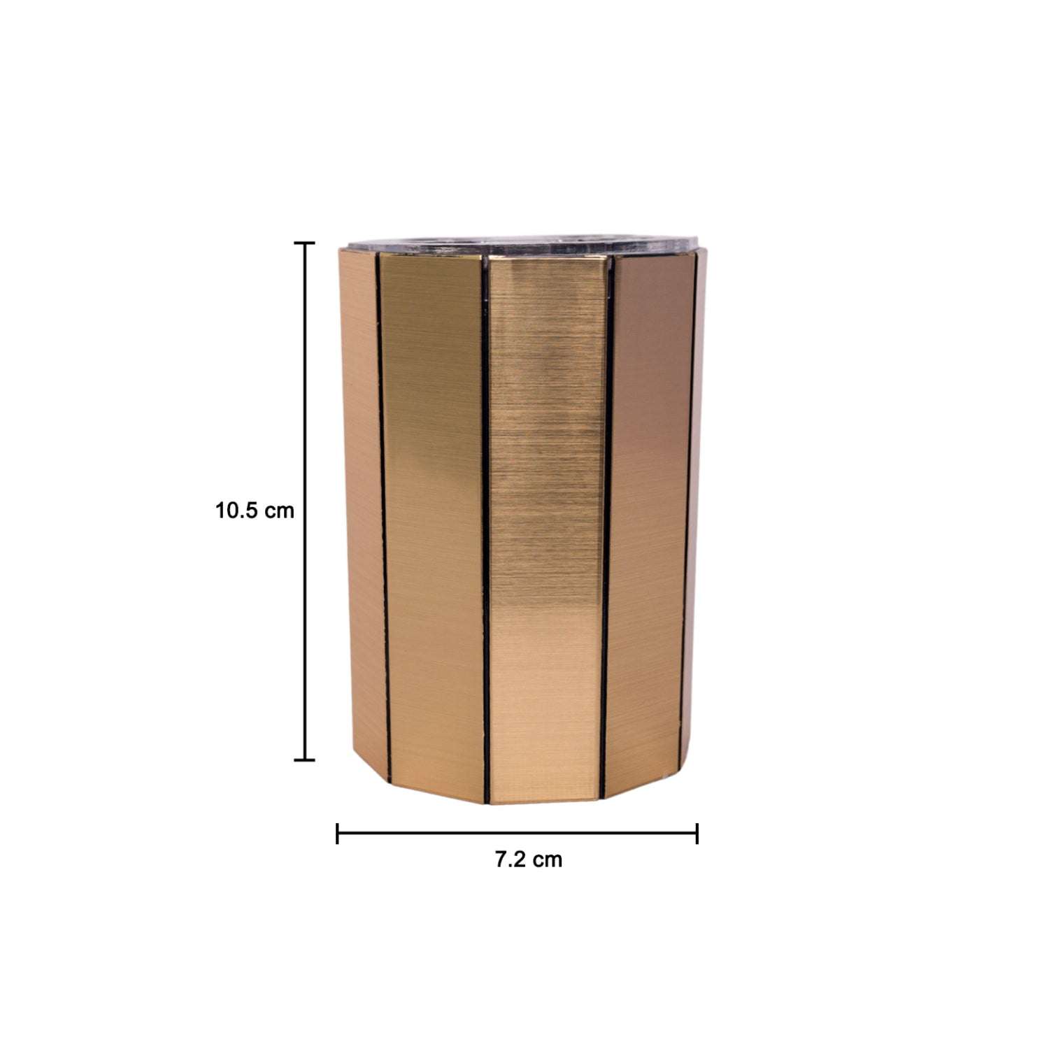 Stylish Tooth Brush Holder - Golden