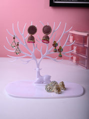 Stylish White Jewelry Tree Stand - MARKET99