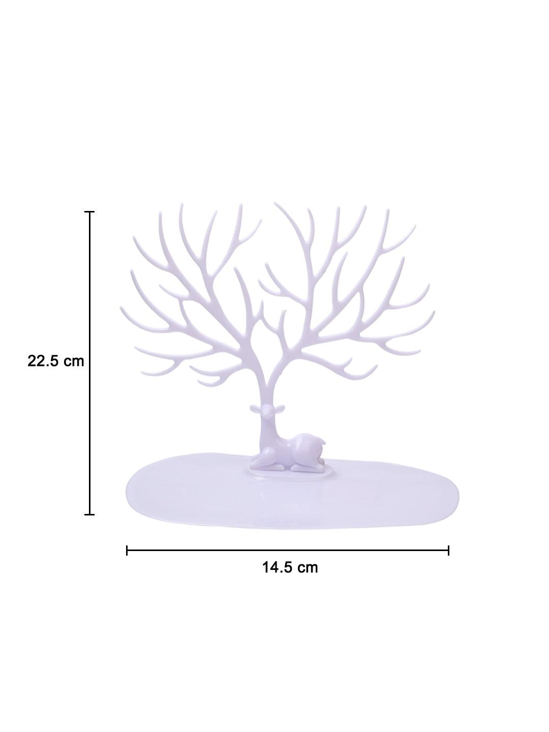 Stylish White Jewelry Tree Stand - MARKET99