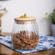 Borosilicate Glass Storage Jar - 650Ml, Glass Texture