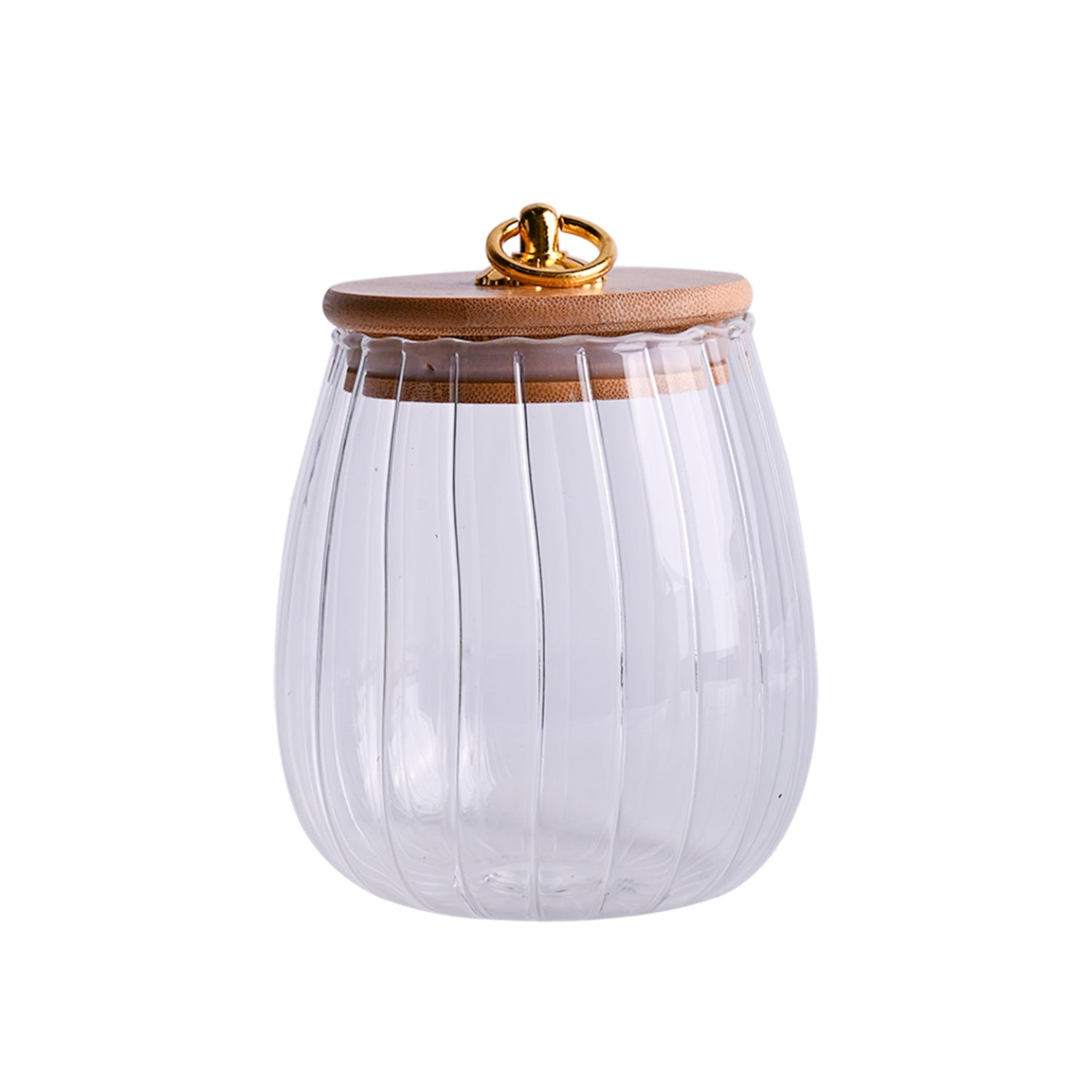 Borosilicate Glass Storage Jar - 650Ml, Glass Texture