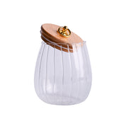 Borosilicate Glass Storage Jar - 650Ml, Glass Texture