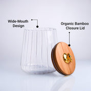 Borosilicate Glass Jar - 500Ml, Glass Texture