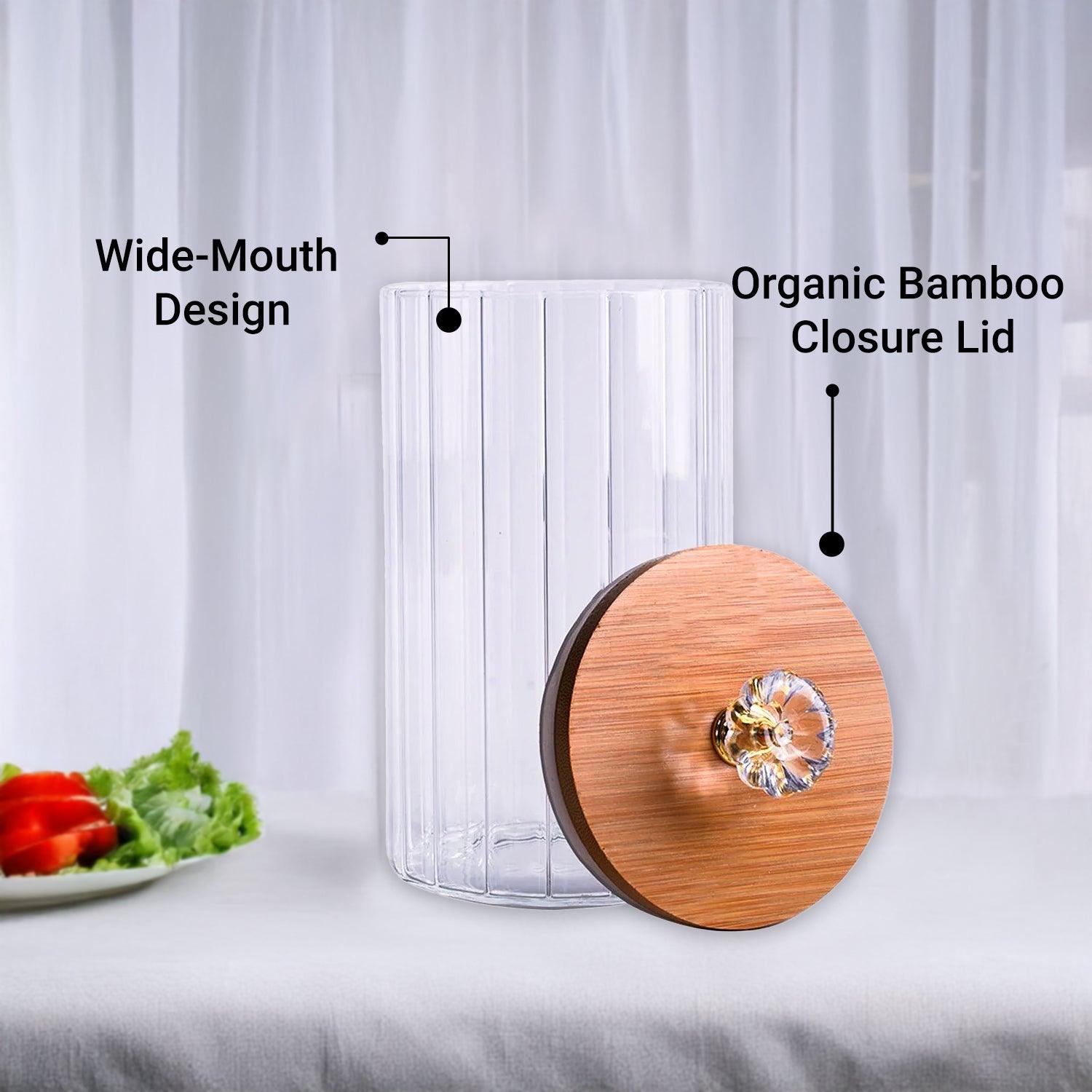 Borosilicate Glass Jar - 700Ml, Glass Texture