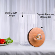 Borosilicate Glass Jar - 700Ml, Glass Texture