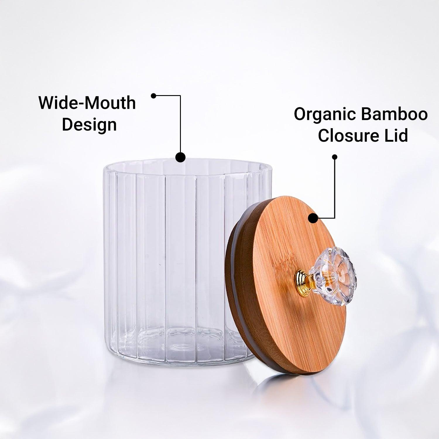 Borosilicate Glass Jar - 450Ml, Glass Texture