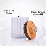 Borosilicate Glass Jar - 450Ml, Glass Texture
