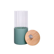 Borosilicate Glass Tumbler with Green Sliicone Sleeve - 350Ml