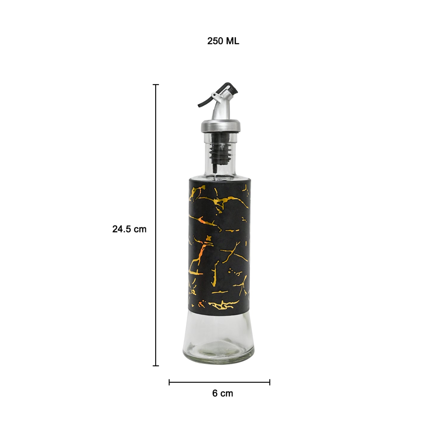 Marble Oil Dispenser - 250Ml, Black