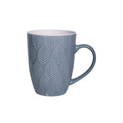 Lagoon Ceramic Mug - 360Ml, Leaf Pattern