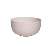 Ivory Ceramic Bowl - 580Ml, Fish Scale