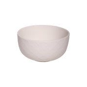 Ivory Ceramic Bowl - 580Ml, Fish Scale
