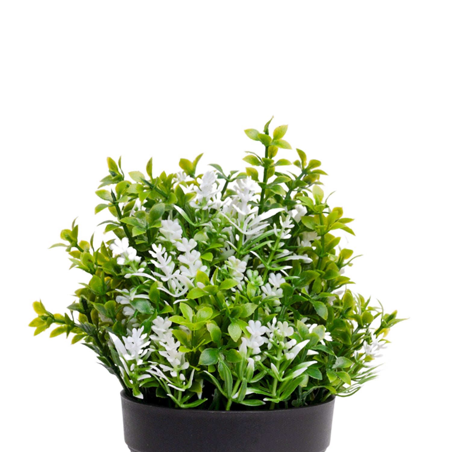 VON CASA White Flower Artificial Potted Plant