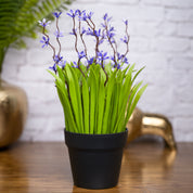 VON CASA White Flower Decorative Artificial Potted Plant