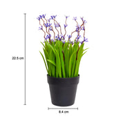 VON CASA White Flower Decorative Artificial Potted Plant