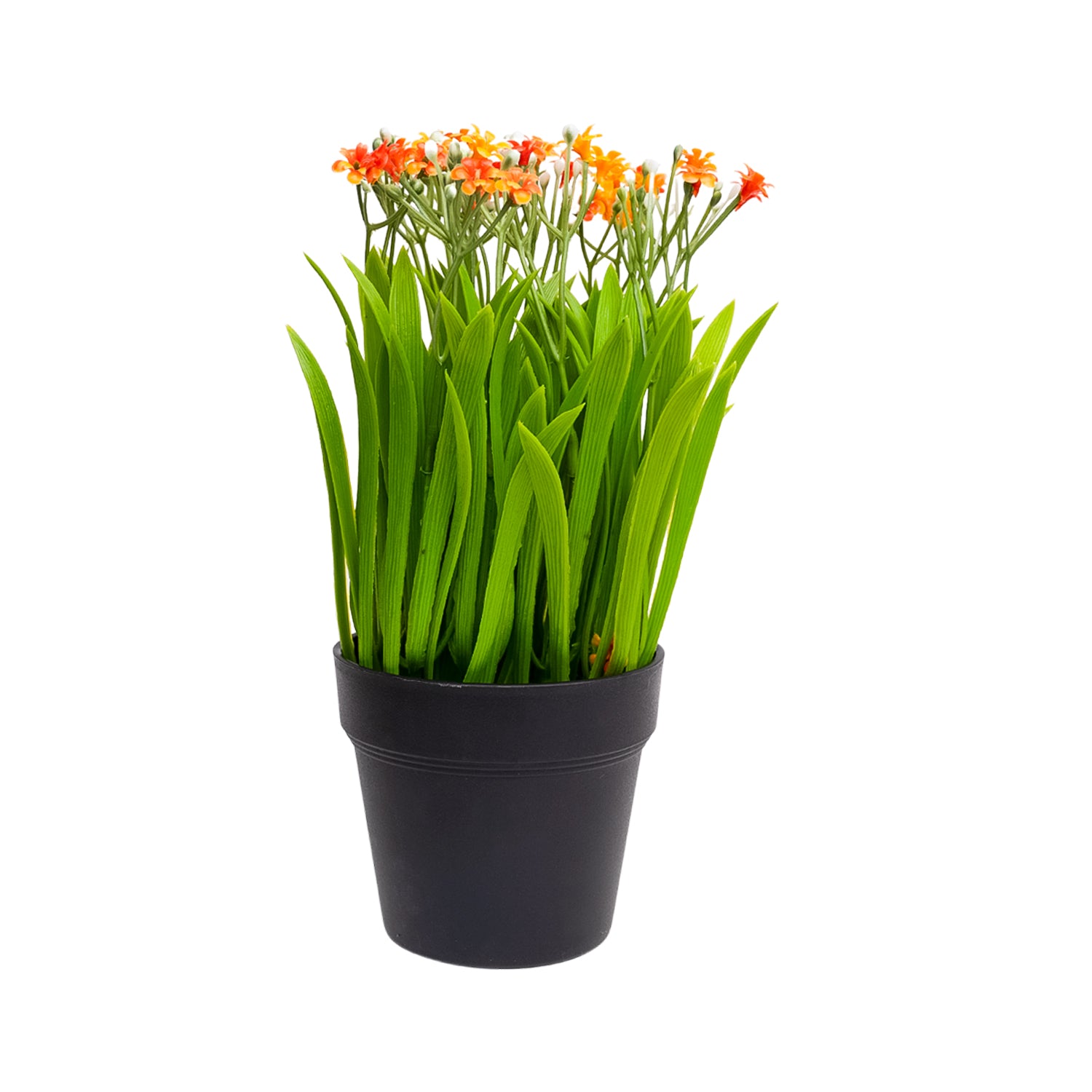 VON CASA Skyblue Flower Artificial Potted Plant