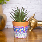 VON CASA Agave Artificial Potted Plant - Mandala Style