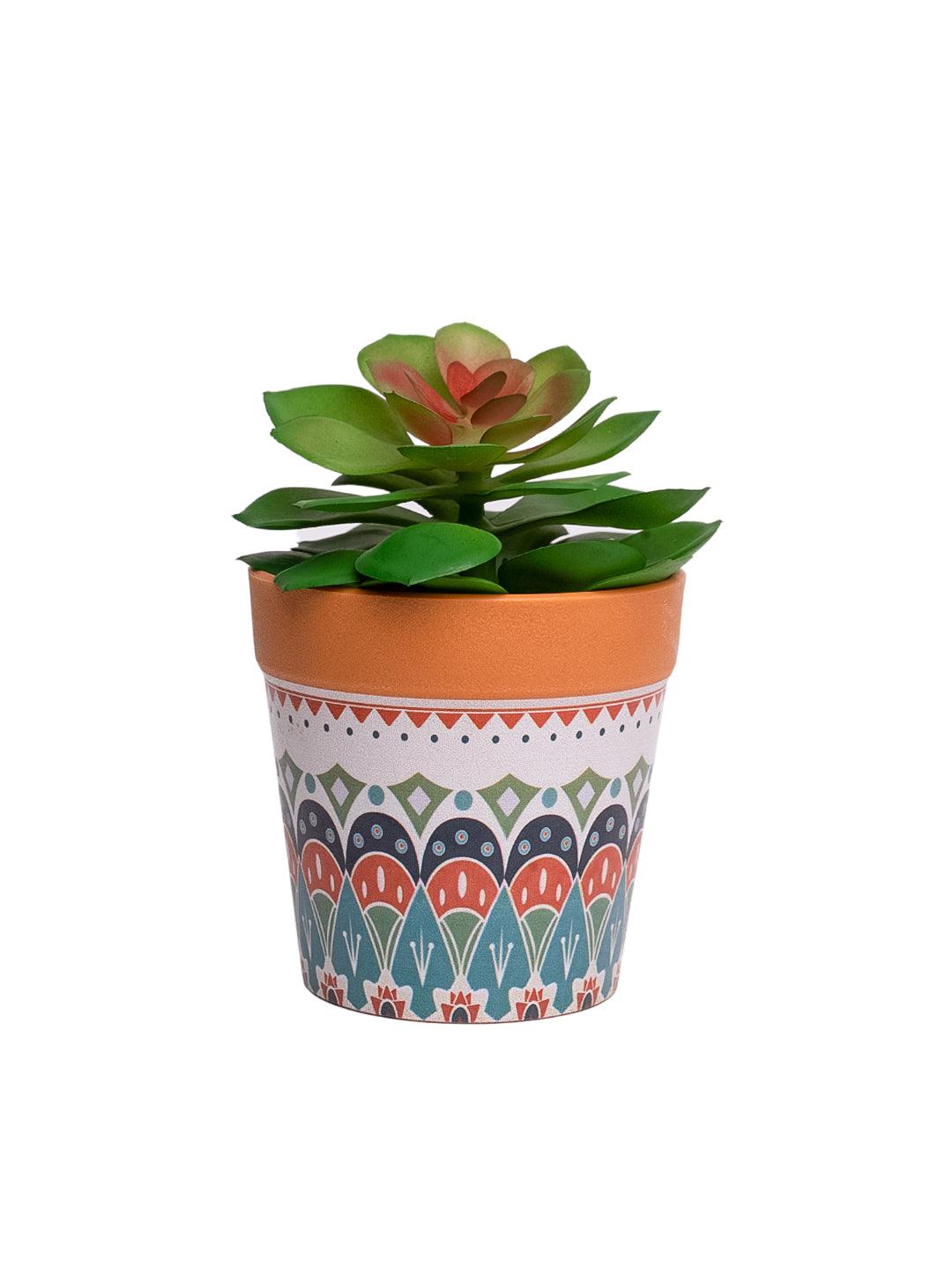 VON CASA Artificial Potted Plant - Mandala Style - MARKET99
