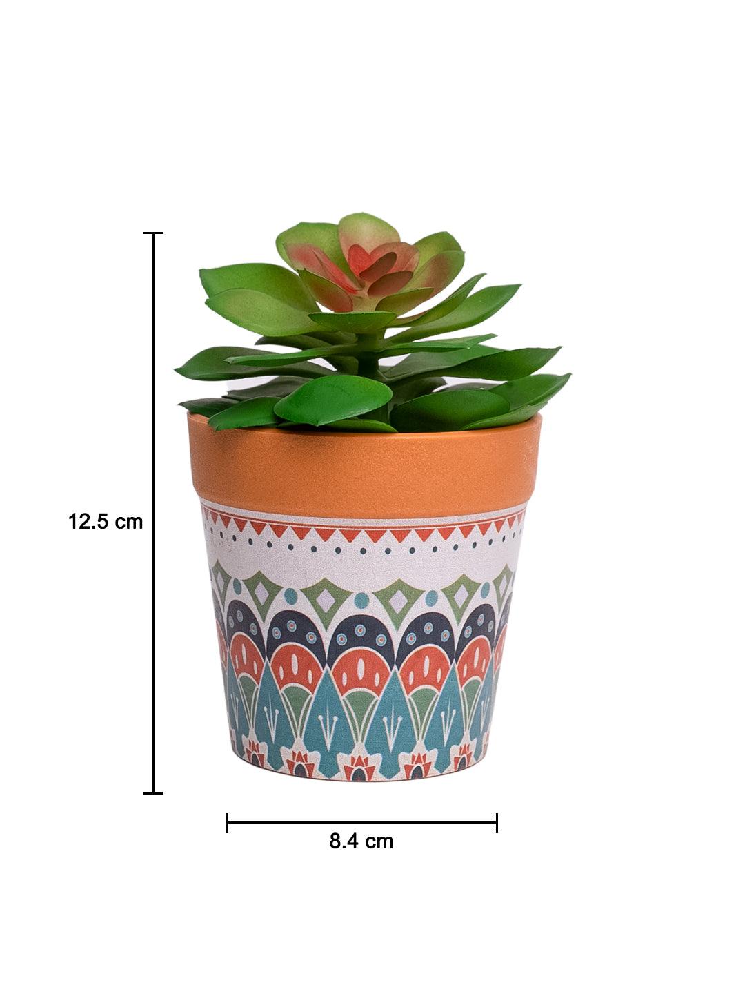 VON CASA Artificial Potted Plant - Mandala Style - MARKET99