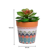 VON CASA Artificial Potted Plant - Mandala Style