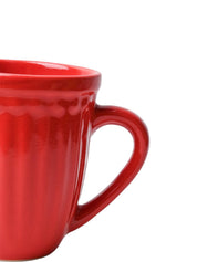 VON CASA Ceramic Coffee & Tea Mug - 300 Ml, Red - MARKET99