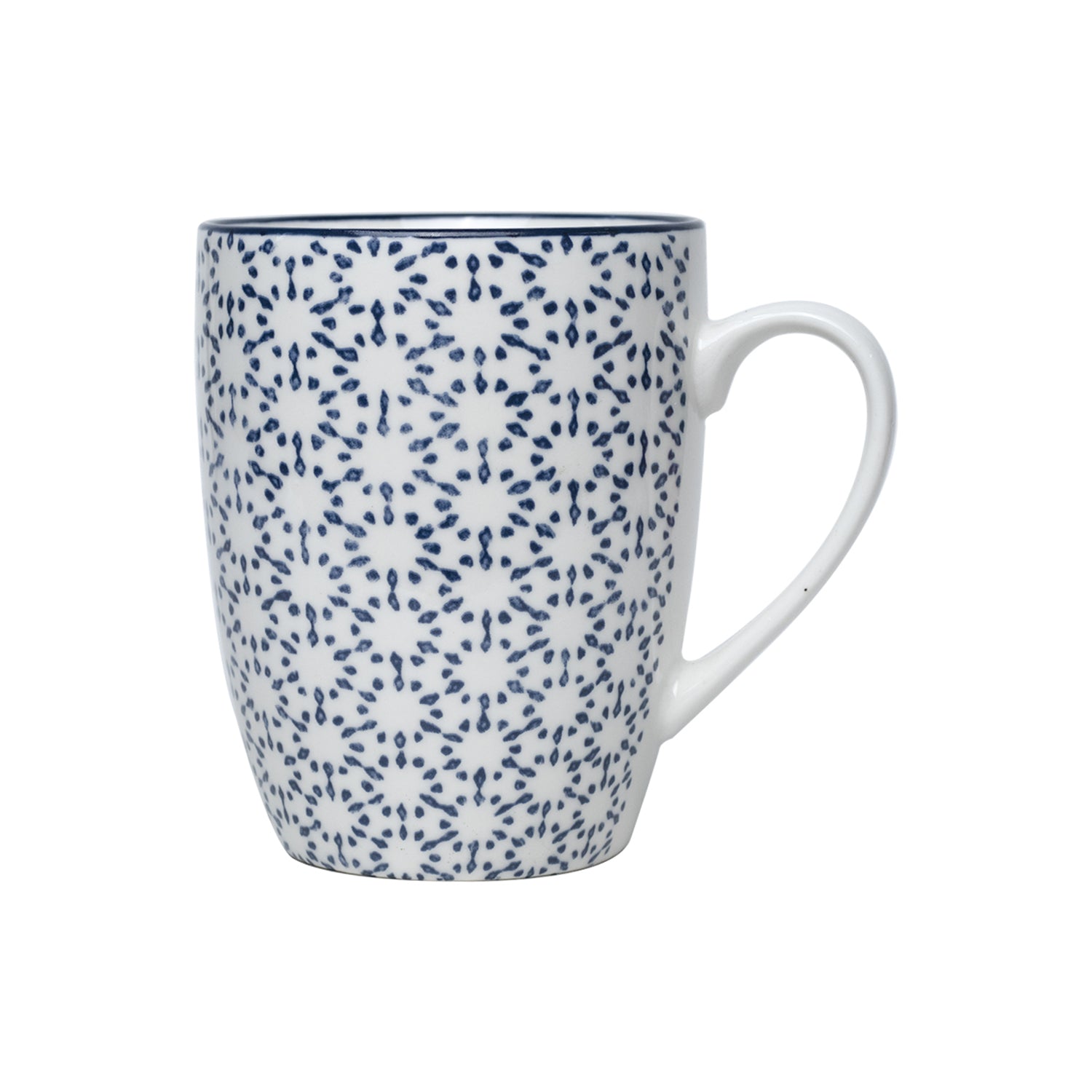 Ceramic Coffee Mug - 380Ml, Dot Repeat